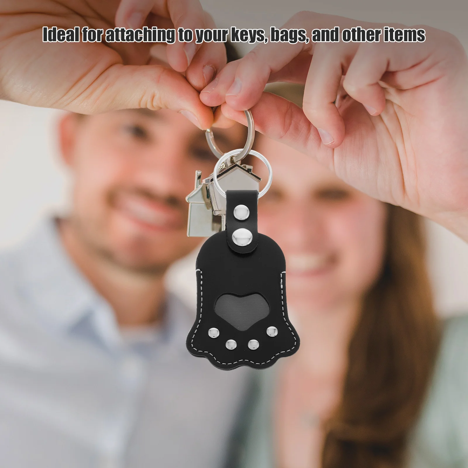 

Pet Keychain Cute Dog Keychains for Keys Rings Bag Ornament Holder Fob Tag Paw Pendant