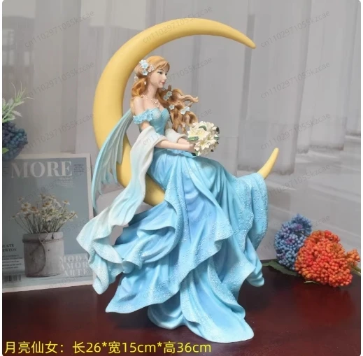 tail goods Spain elegant ceramic figures, porcelain puppets playing piano ornaments, desktop exhibition hal