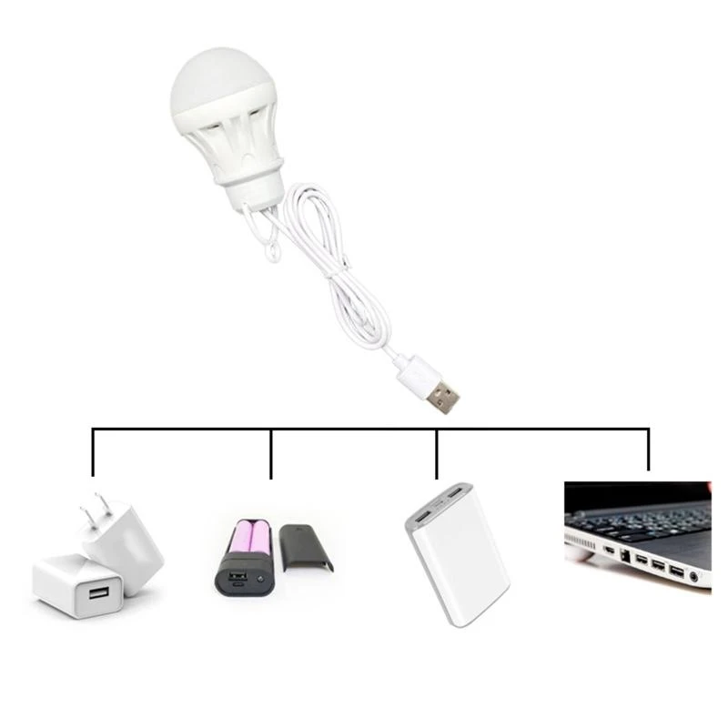 

A2UC USB Camping Lack 5V Power Desk Lamp Книга Light Student Study Table Super Birght