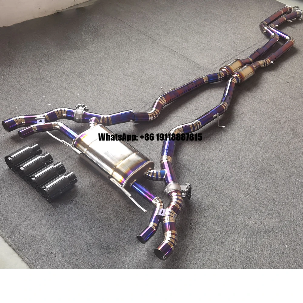 

Custom 3.0t Titanium F97 F98 Full Exhaust System for BMW X3M/X4M Tuning Stainless Steel High Flow Downpipe Car Model Specific