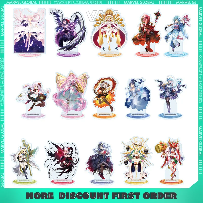 

13cm/5.16in Magia Record: Puella Magi Madoka Magica Side Story Acrylic Stand Anime Peripherals High Quality Ornament Fans Gift