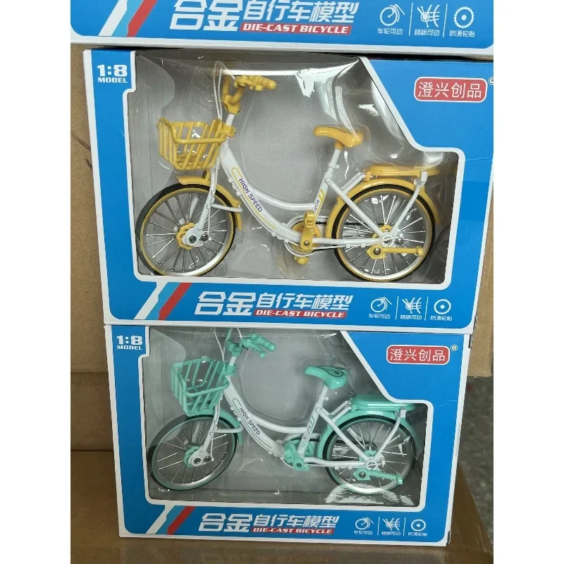 1: 8 rower damski ze stopu, model symulacyjny roweru, zabawka rowerowa, ozdoba, kolekcja, prezent