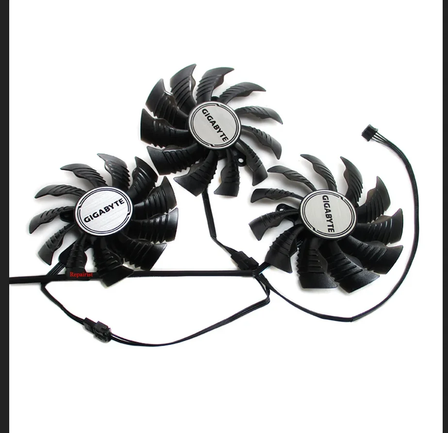 3Pcs/Set 82MM T128015SU,+ 87MM T129215SU,GPU Graphics Card Cooler,For GIGABYTE RTX 3080 GAMING OC,3080ti 3090,Video Cooling