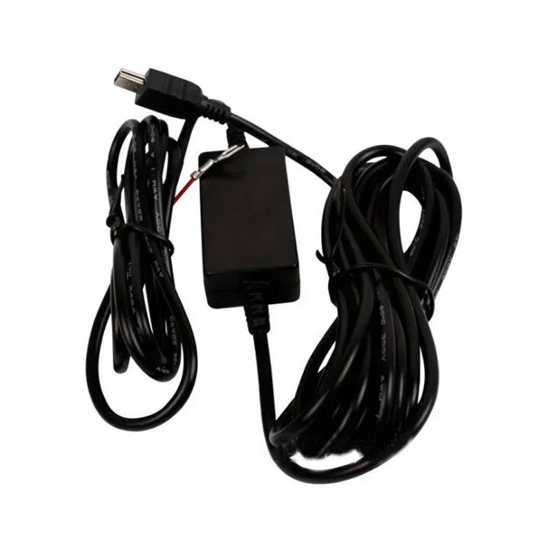 

5v 3A Type-C USB Ports Buck Line Output DVR Hardwire Kit Car OBD Dash Camera Charger 24H Parking Monitoring Exclusive 3.5m Cable