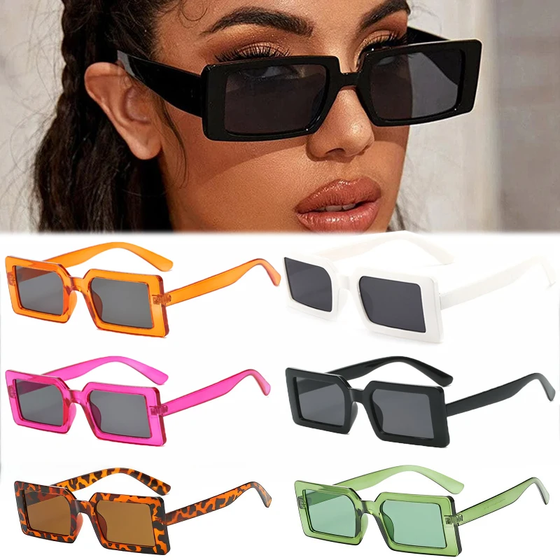 Square Sunglasses Woman Rectangle Luxury Brand Small Frame Trendy Cycling Glasses For Men Eyewear Auto Motorcycle Accessories