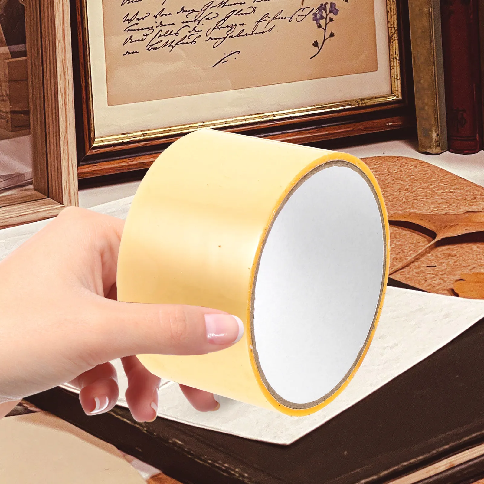 5 Rolls Pearl Sticky Ball Tape Material Adhesive Craft Decompression Rolling Tape for Anxiety Relief Colorful Sticky Balls