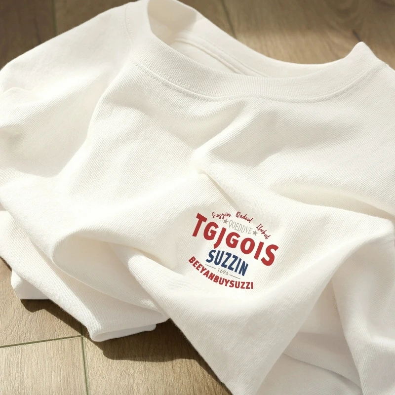 

Свободная хлопковая футболка для мужчин и женщин, летняя, модная, с защитой от солнца, свободного кроя