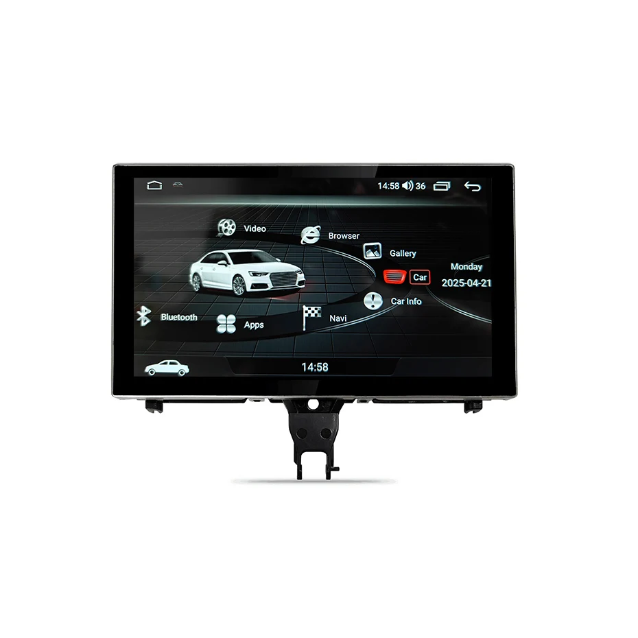 9 ''Scherm Android 14 Auto Autoradio Draadloze Carplay Stereo Voor Audi A6 C7 A7 2012-2018 Bluetooth multimedia Speler 2DIN GPS BT - afbeelding 2