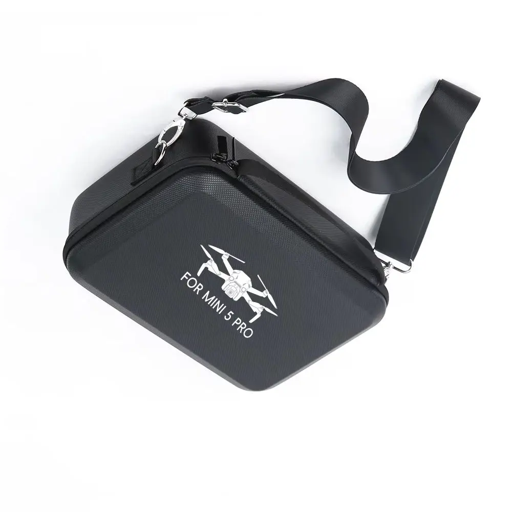 حقيبة تخزين PU مقاومة للصدمات لهاتف DJI MINI 5 PRO - حقيبة سفر مضادة للضغط، حقيبة تخزين ذات غلاف صلب