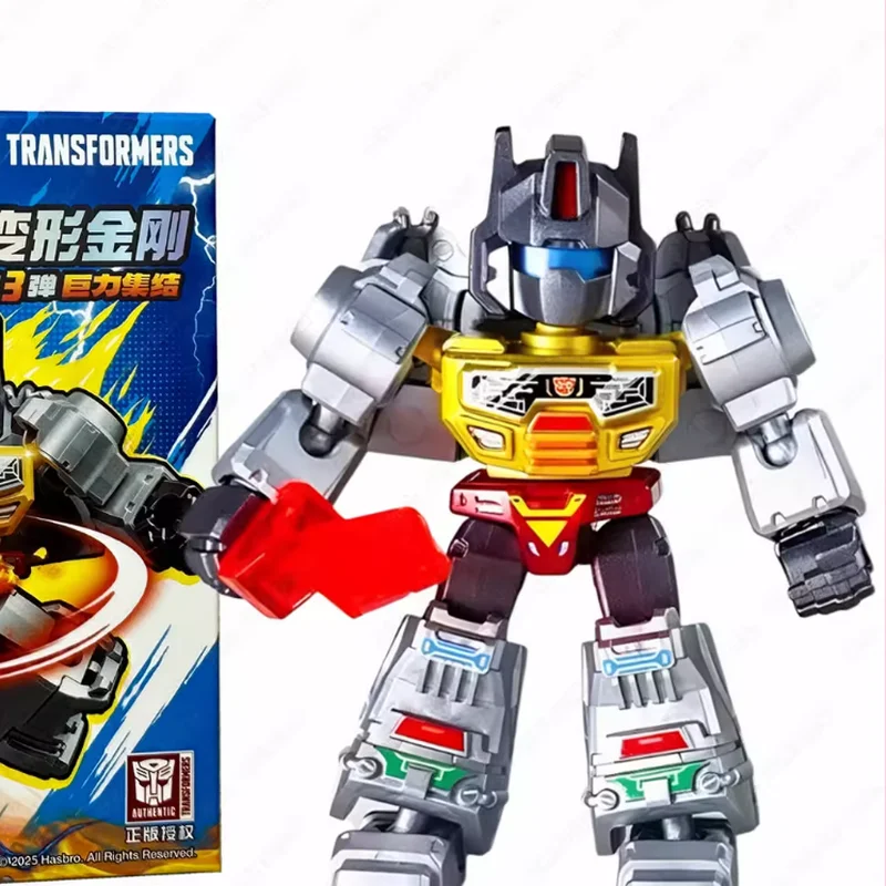 새로운 Blokee Transformers 빌딩 블록 - Defender 버전 3 Grimlock & Soundwave 어린이 날을위한 조립 된 이동식 모델 장난감