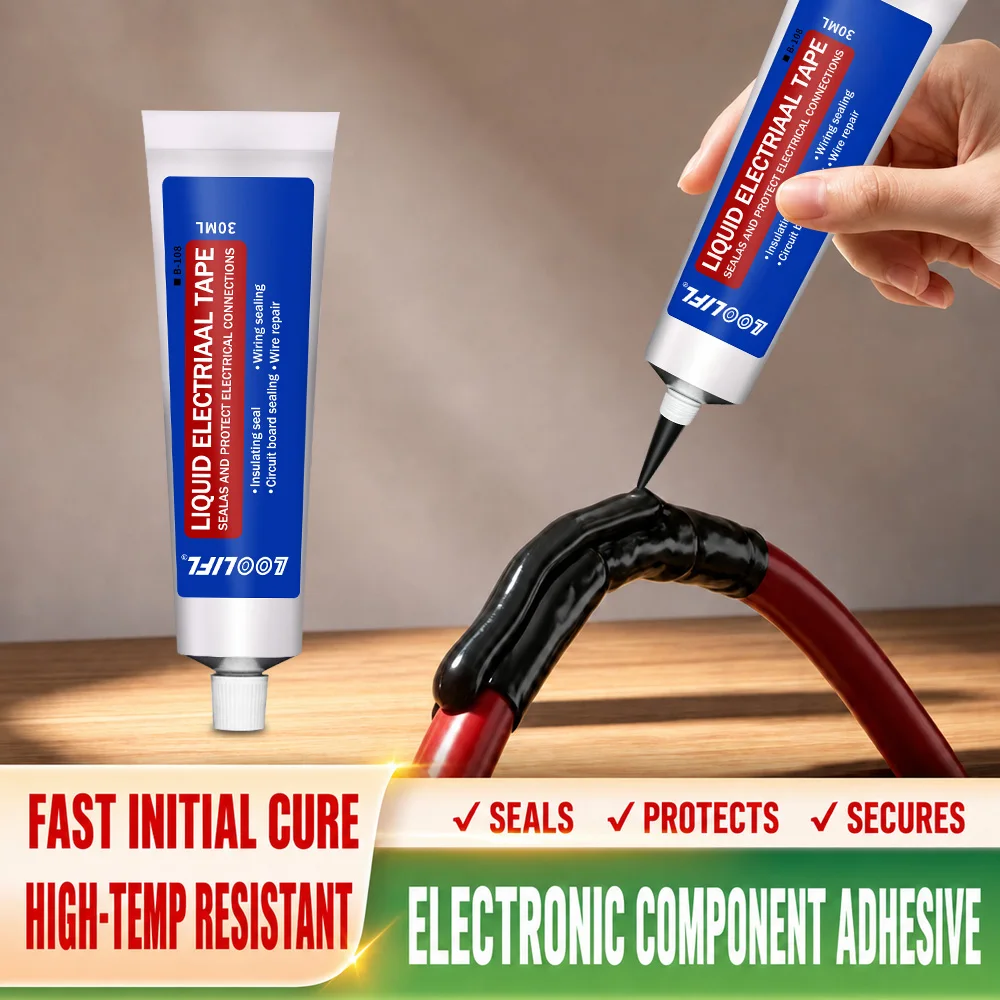 High-Efficiency Insulating Tape: Replaces Electrical Tape for Safe Protection, Hardens Instantly Upon Application! Designed for Electrical Maintenance and Line Protection, It Is Resistant to High Temperatures, Anti-Agi