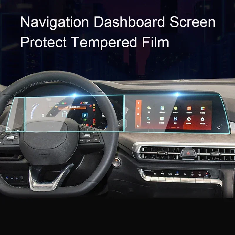 

For CHANGAN CS35 PLUS 2022-2024 Car GPS Navigation Screen Protect Tempered Film Auto Dashboard Display TPU Sticker Accessory