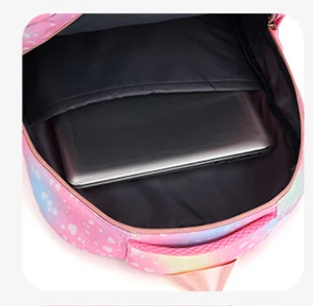 3Pcs/Sets Mochila KPop Demon Hunters Backpack Colorful Schoolbag Pencil Case Lunch Bag for Students School Bags Pen Bags