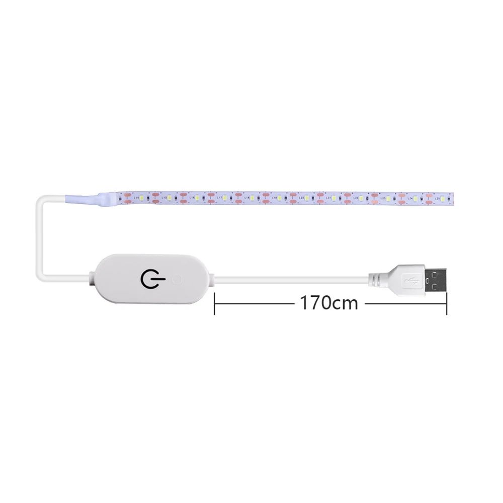 USB infinite dimming LED light strip set touch switch macchina da cucire light strip 2835 strisce luminose