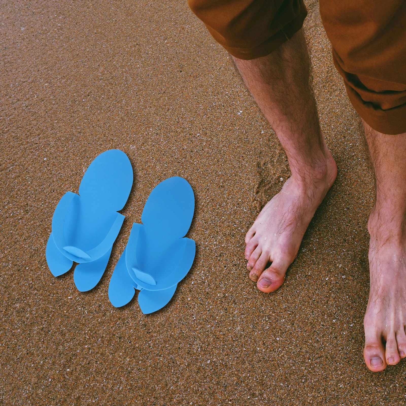 

48 Pairs Disposable Slippers Lightweight Beach Spa Hotel Pedicure Sandals Travel Home Salon Use Random Colors Thin
