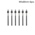 6pcs M5x60mm
