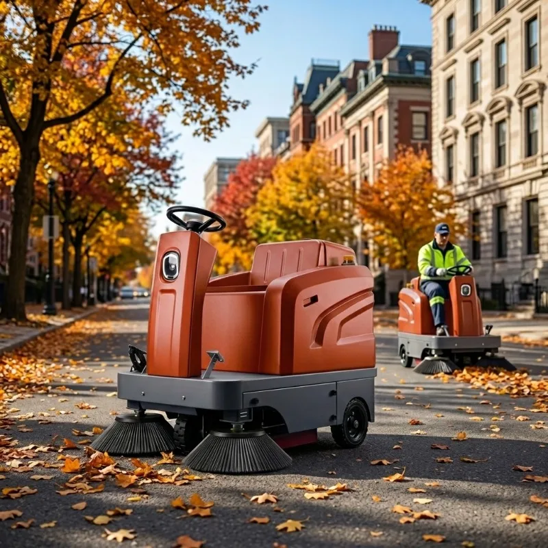 Road Garage Electric Sweeper Car Commercial Concrete Floor Sweepers Ride-on Street Sweeper Machine