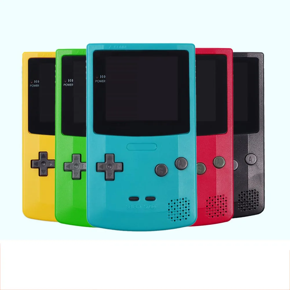 For GBC OSD IPS Backlight Backlit Screen 8 Color Retro Pixel LCD Mod Kit For GameBoy Color GBC with Housing shell