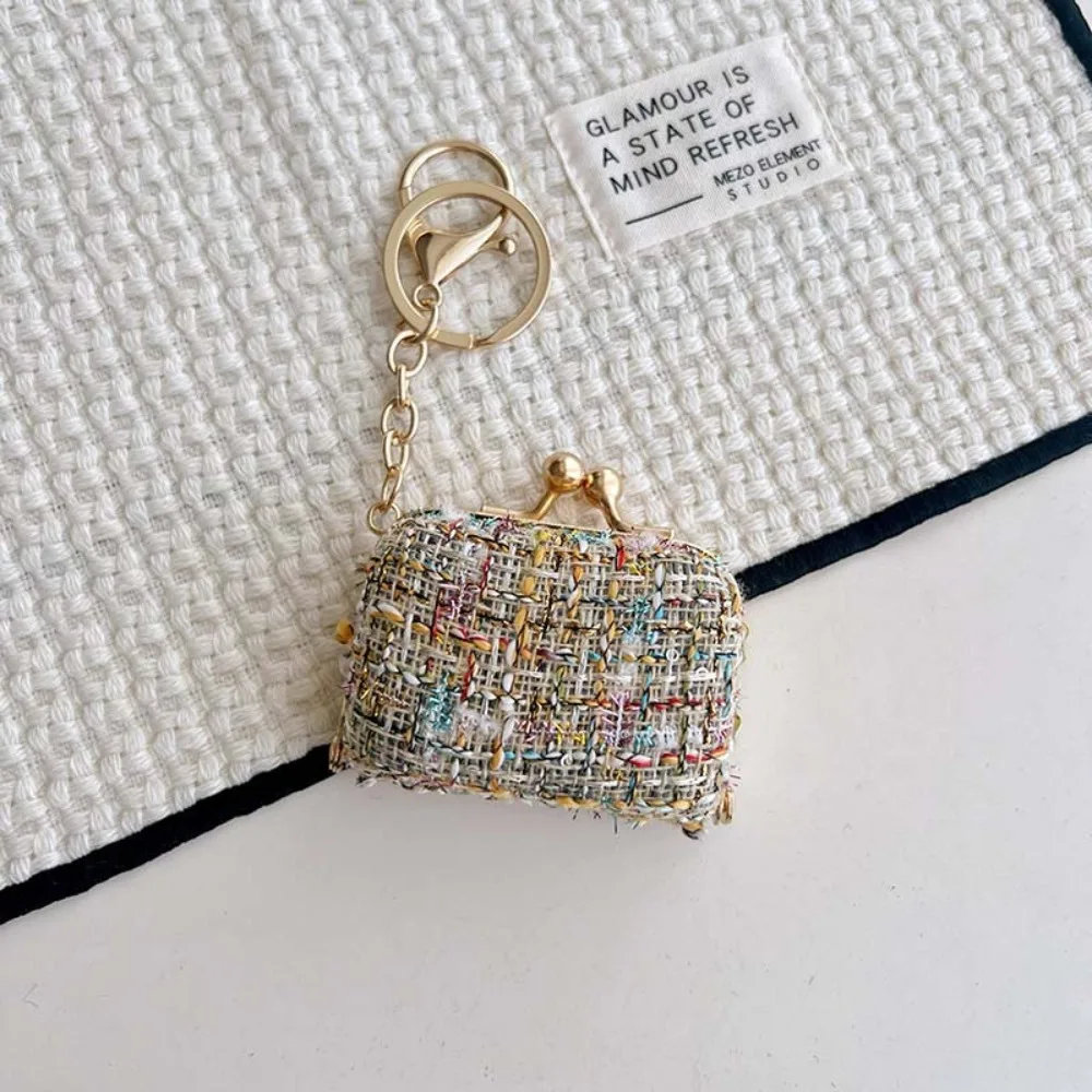 Kiss Lock Closure Jewelry Storage Pouch Mini Portable Jewelry Box Multi-Use Colorful Pattern Jewelry Organizer Bag Women