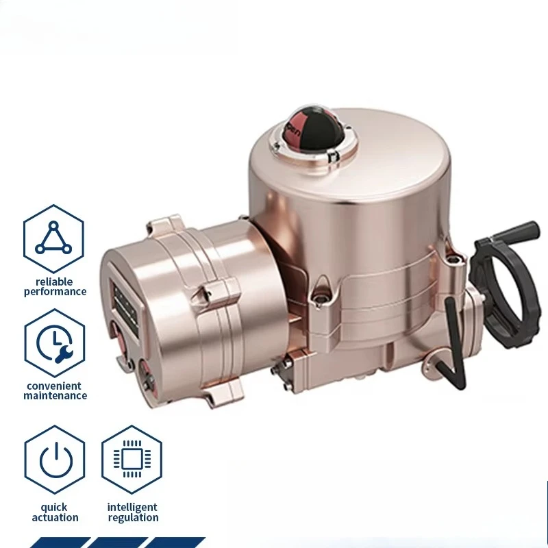 Part Turn Electric Valve Actuator Position Indication IP67 Intelligent Modulating Duty Self Diagnosis for Power Plant