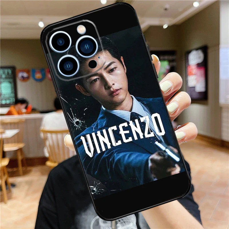 Vincenzo Cassano Kdrama Phone Case For iPhone 15 13 12 11 14 Pro Max Mini X XR XS Max SE 2020 2022 7 8 15 Plus Cover