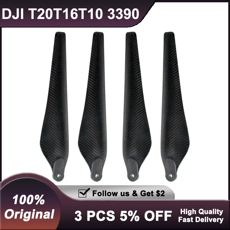

3390 Carbon Fiber Drone Propellers for DJI T20/T10/T16 Reinforced Agricultural Spraying Blades Parts