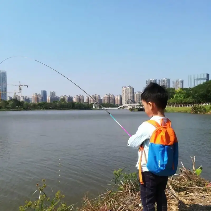 Small Fishing Rod Thin Shrimp Fishing Rod Stream Rod Children's Fishing Set Children Outdoor Adventures Mini Stream Rod Toy