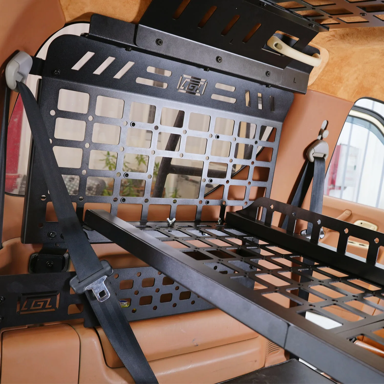 for Suzuki Jimny JB33 JB43 Wide 1998-2017 Aluminum MOLLE Storage Kit Modification Cargo Organizer Shelf Offroad Accessories