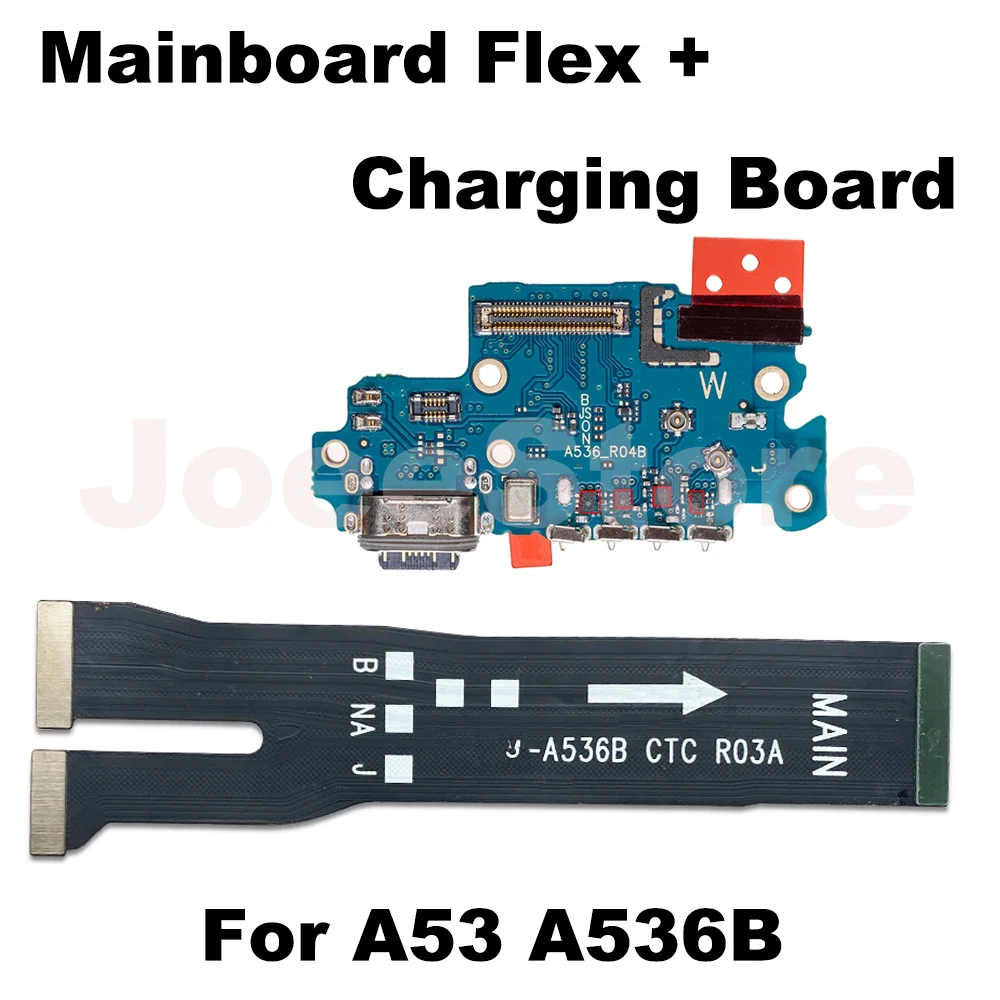 Snelle Oplader Belangrijkste Poort Opladen Board Voor Samsung A52 A72 A73 A51 A71 A53 A33 A21S Moederbord Sluit USB Dock Flex kabel