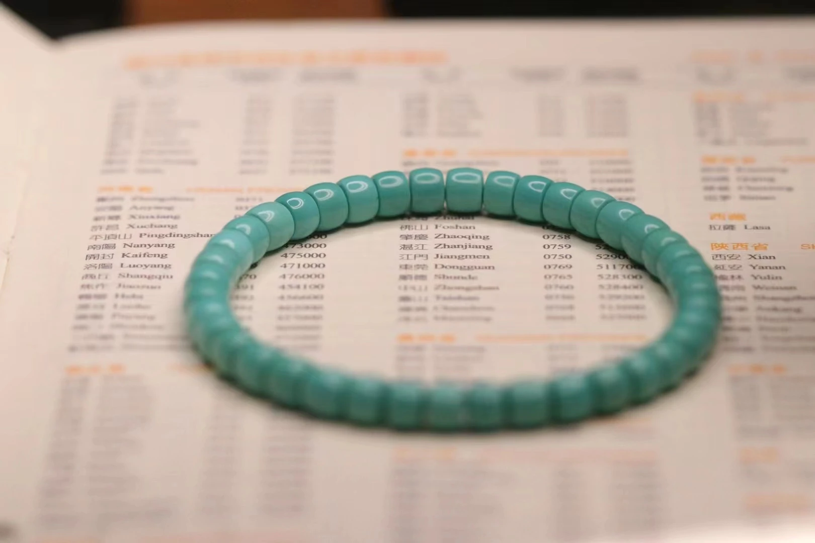 Chinese Wind  Natural RawTurquoise Bracelet Single Circle Soft Finger Wrap Female Bracelet Play Male Bracelet DIY Accessories