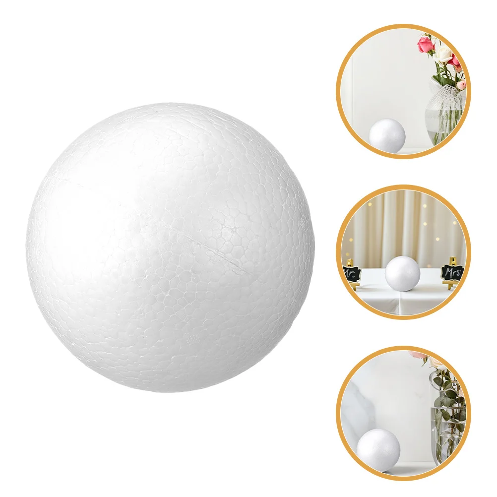 

4Pcs Solid Foam Spheres White Smooth Surface 15Cm Wedding Decorations Party Supplies Showcase Props DIY Craft Balls