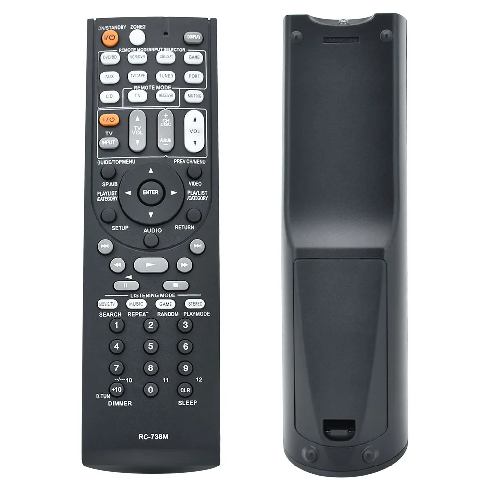 New Replacement Remote Control RC-738M For Onkyo AV Receiver HT-RC160 HT-S7200 TX-SR607 controller