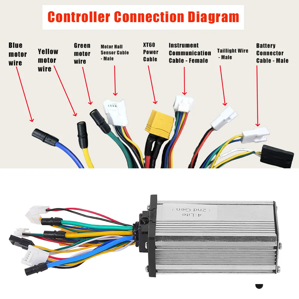 Elektroroller-Controller für Xiaomi 4 Lite (2. Generation) 2. Generation Hauptplatine Schalttafel Ersetzen Sie Zubehörteile – Detail 3