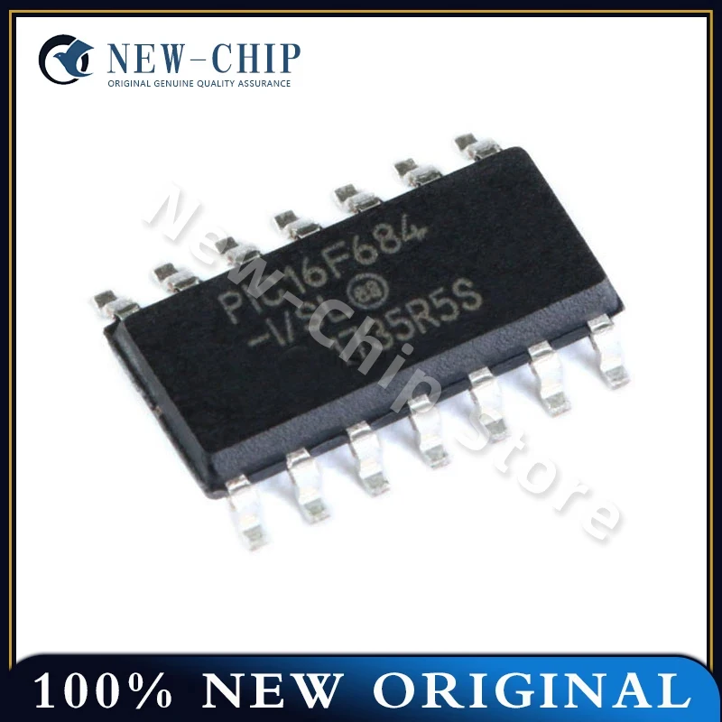 2PCS-100PCS/LOT PIC16F684-I/SL SOIC-14 PIC16F684 8 bit/microcontroller NEW ORIGINAL