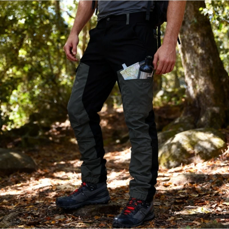 

Мужские рабочие брюки с несколькими карманами, облегающие повседневные брюки, европейские и американские мотоциклетные спортивные брюки на открытом воздухе, новый стиль