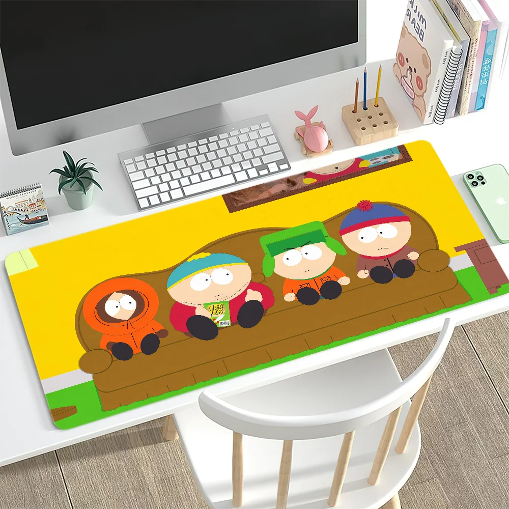 Stan Marsh S-south P-park anime Mouse Pad Desk Mat Large Non-slip Anti-fray Keyboard Ergonomic Office Rubber PC Home Custom
