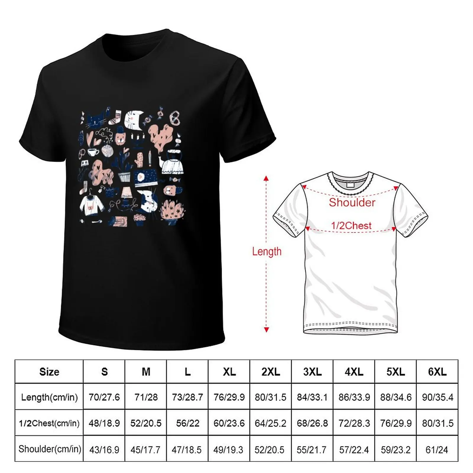 Cozy evening kit T-Shirt t shirt for man 100 percent cotton T-Shirt