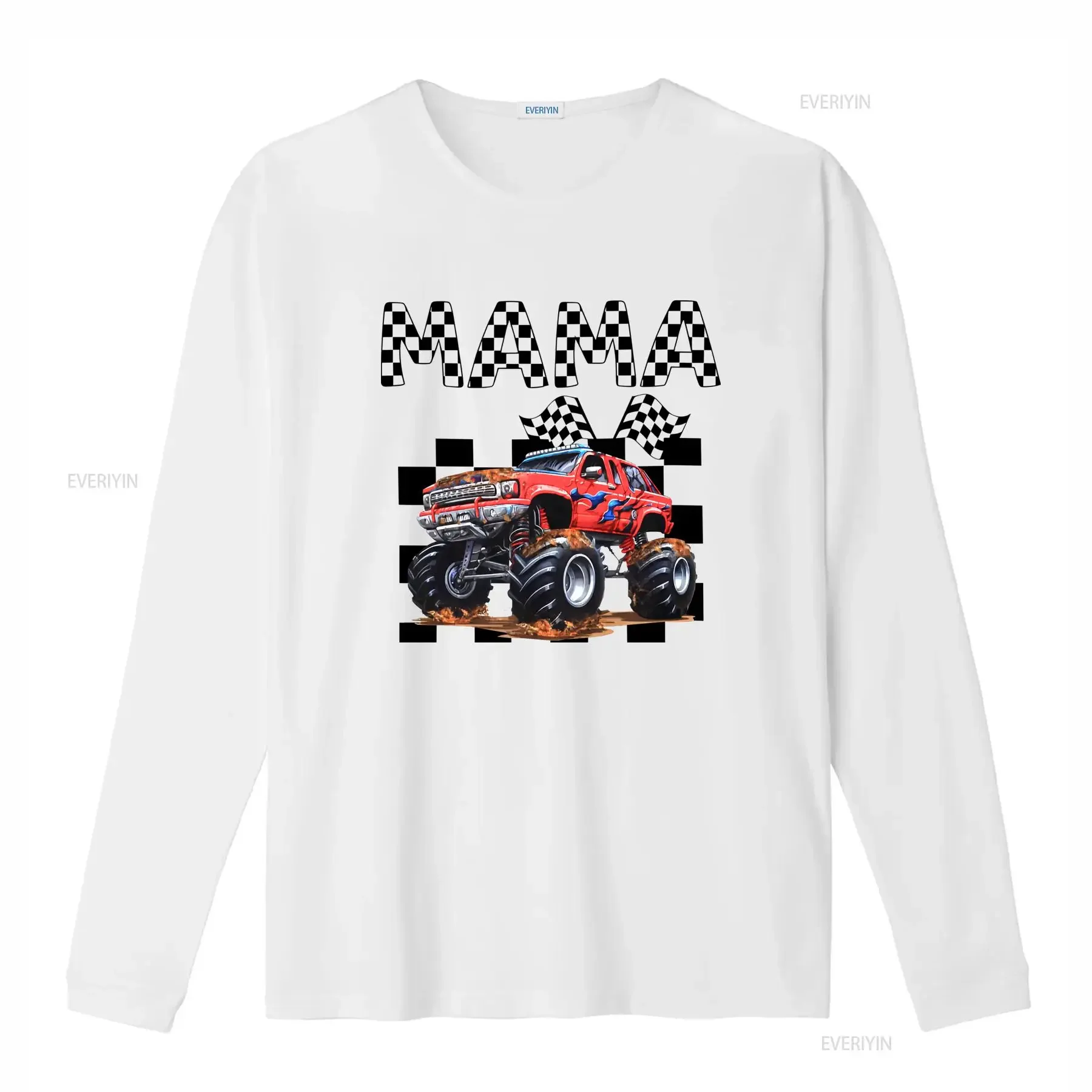 Monster Truck Mama T Shirt for Jam Family Birthday Party Boy New Mom Baby Shower High Quality Print Comfortable Fit vintage