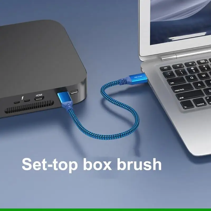 U55C Flexible USB3.0 to Type B Charing and Data Cord 5Gbps for Printers Music Keyboards Fast Charging Heat Resistant