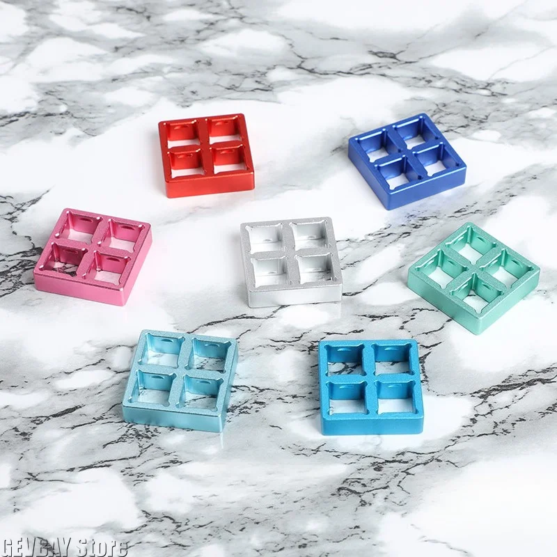 New Aluminum Mechanical Keyboard Tester Base Plate, Portable High Durability Frame with Rounded Edges for Keyboard Testing