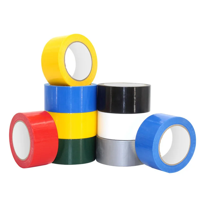 3PCS Rainbow Colored Fabric Tape No Residue,Waterproof,Great for Packaging, Arts Color-Coding and DIY Projects