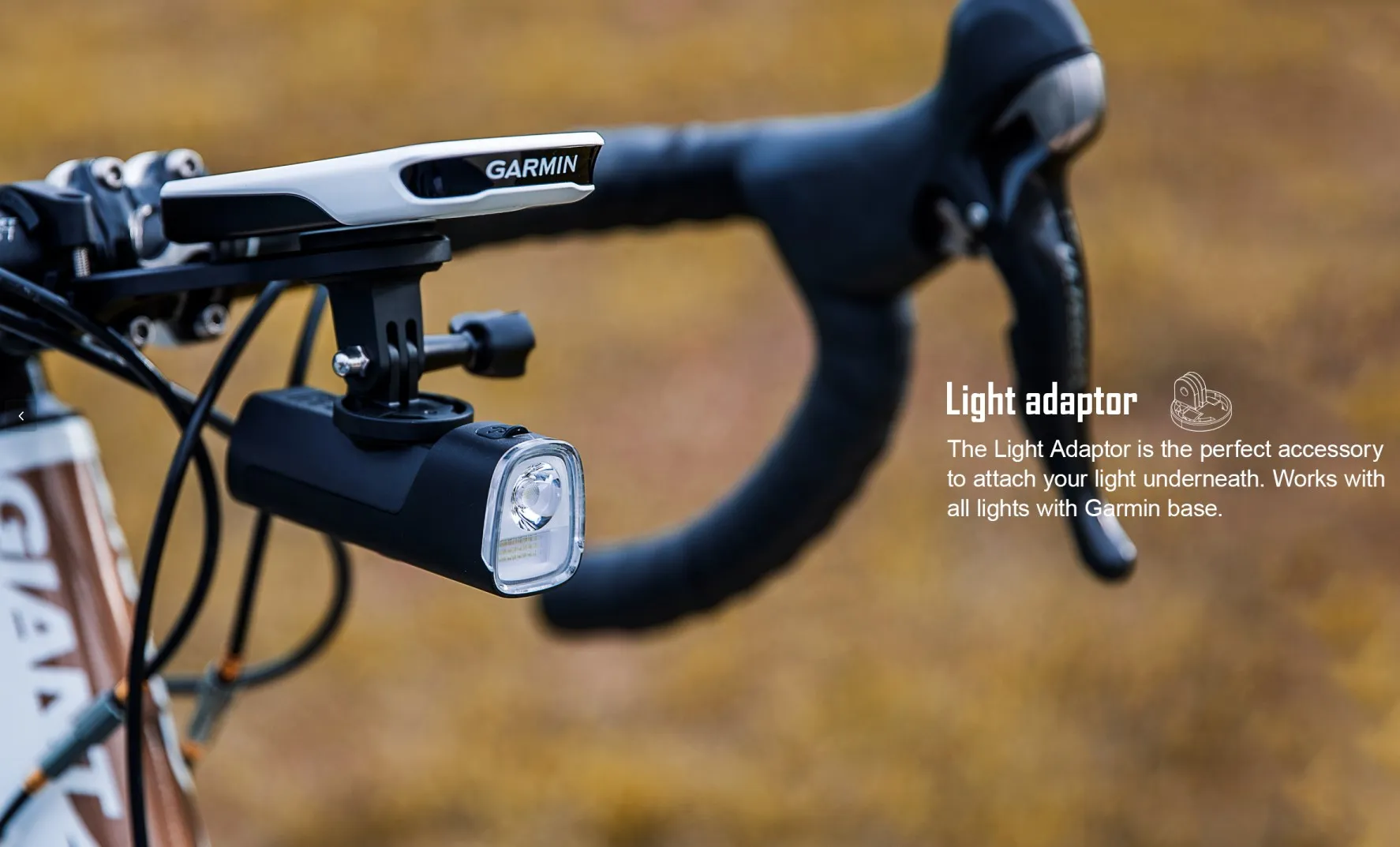 Magicshine Out Front Mount, Compatible with Garmin Computers, Bike Front Lights, GPS, etc. Compatible with Wahoo, Polar, Bryton