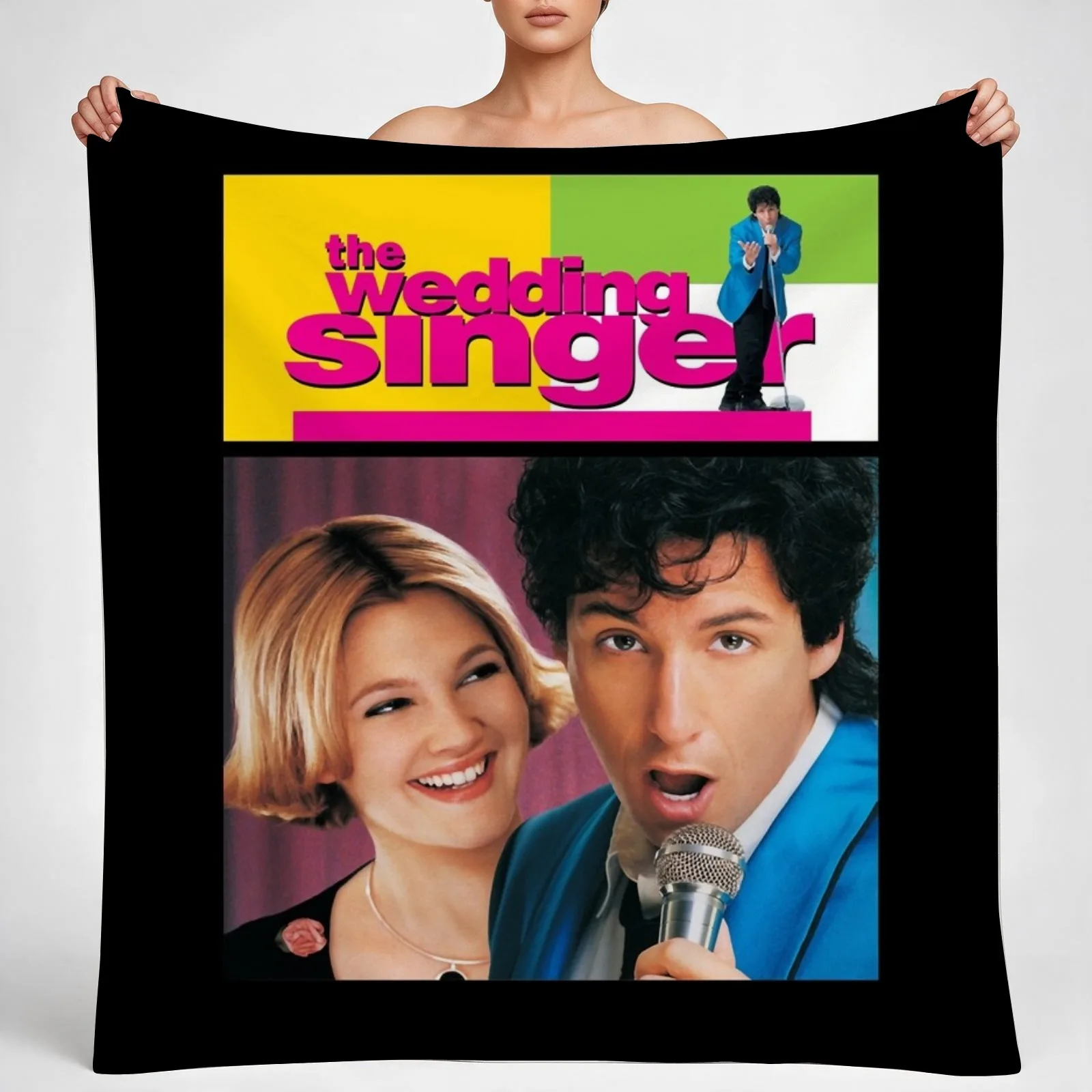 Beautiful Model The Wedding Singer (1998) Classic Fans Throw Blanket couch cozy soft plush fuzzy picnic outdoor blanket