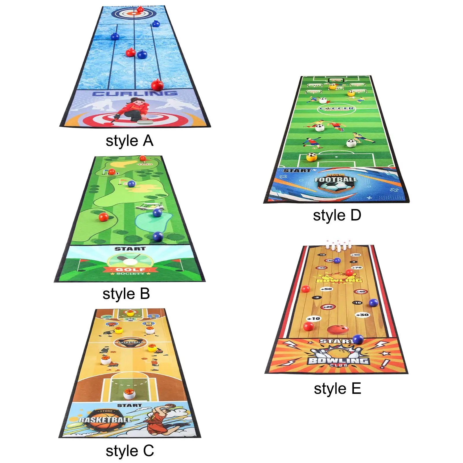 Tafelblad Curling Spel Motoriek Educatief Strategiespel Ouder Kind Eenvoudig Opzetten Familiespel Voor Game Night Indoor Play-Speelgoed