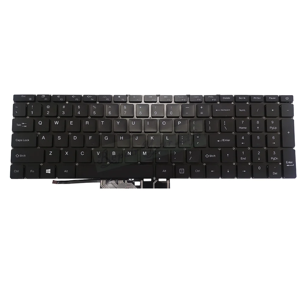 US English Backlit Keyboard for Teclast F15S Laptop Keyboards with Backlight United States USA layout