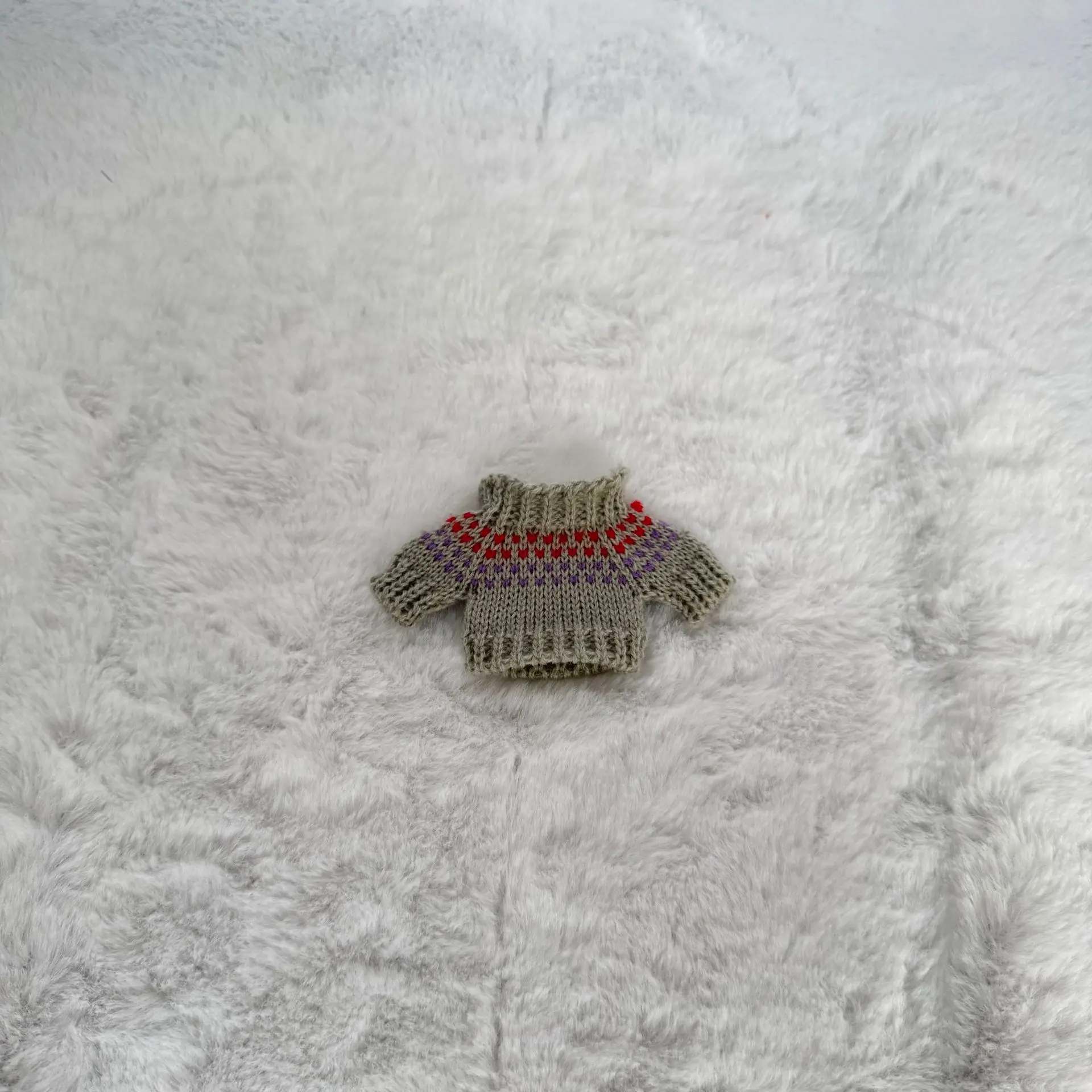 For LABUBU Dolls Baby Clothes Knitted First, Second and Third Generation , Clothes Pendants, Labubu Sweater Sets