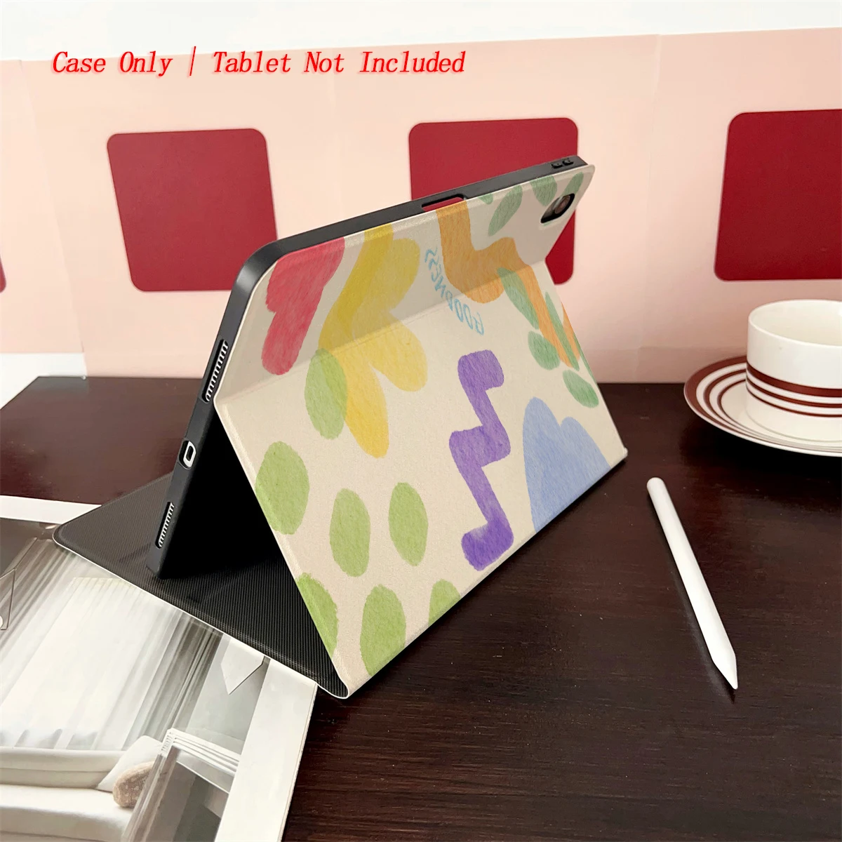 طباعة بنمط كرتوني لطيف 2025 - مناسبة لحافظات أجهزة Apple اللوحية المتعددة لأجهزة iPad/iPad pro/iPad air/iPad mini