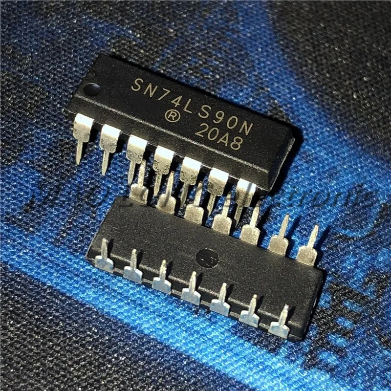 10PCS/LOT SN74LS90N  HD74LS90P DIP14  DIP 74LS90  74LS90N new and original IC In Stock