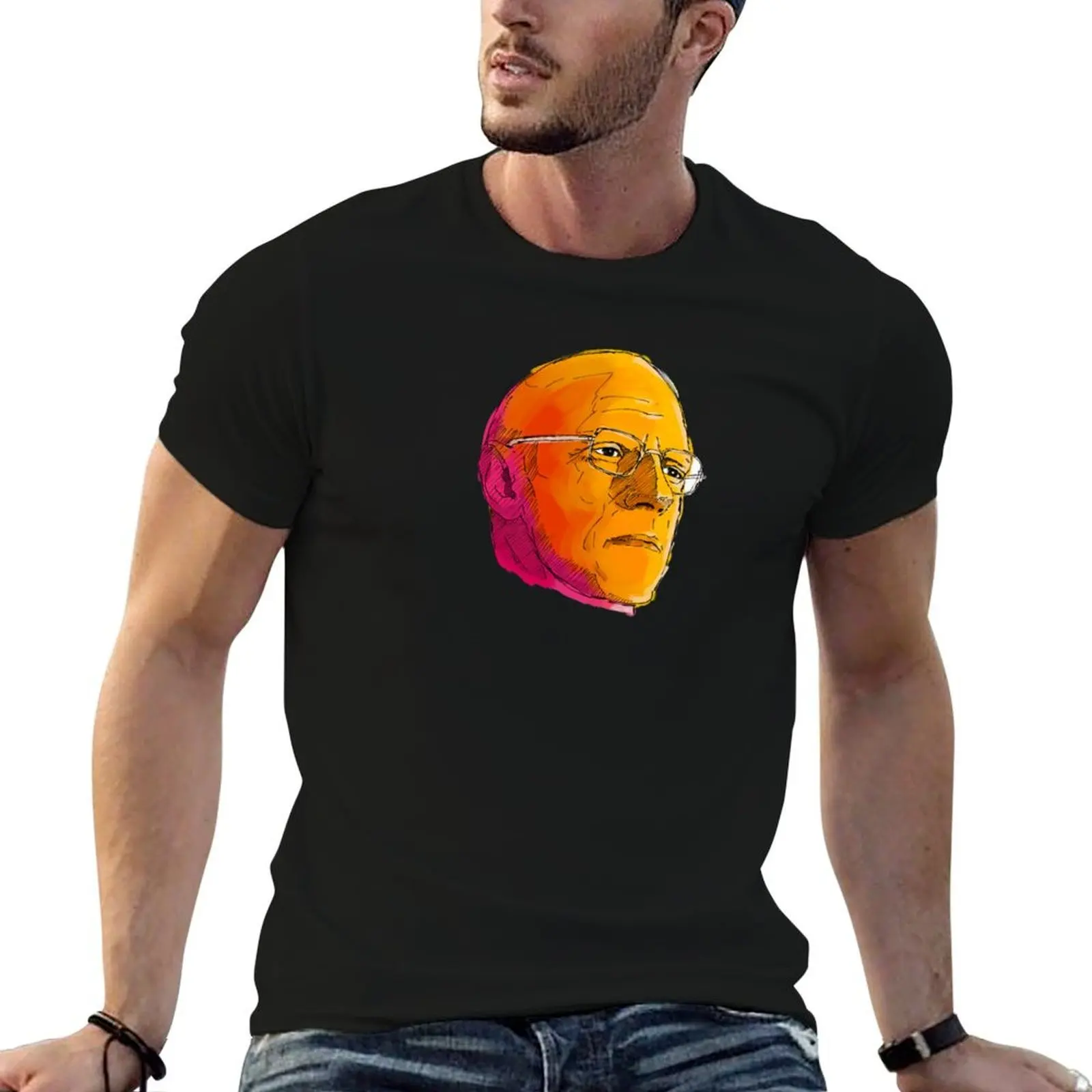 

Michel Foucault painting T-Shirt cotton tshirt 100% t shirts designer T-Shirt