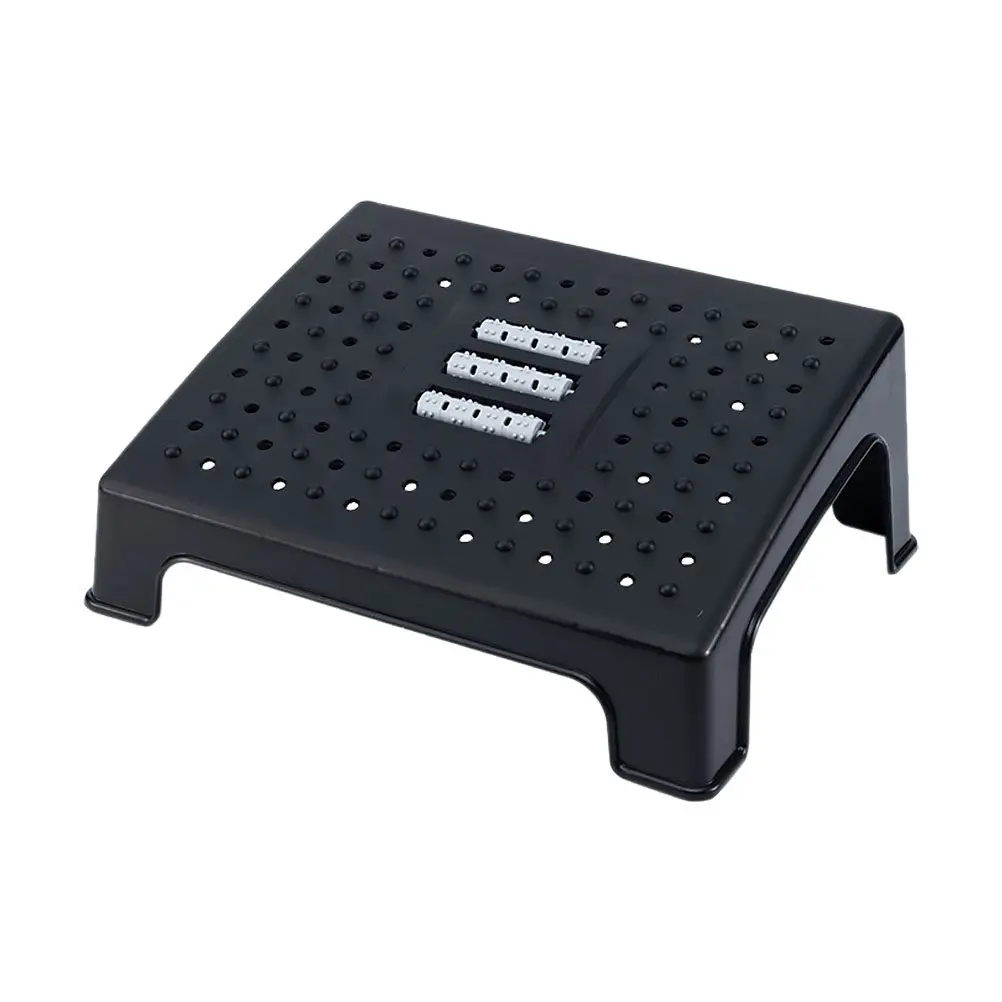 

Foot Stool Premium Non-Slip Foot Rest Adjustable Footstool for Office Home Bathroom Desk Relax Massage Roller Footrest